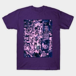 Pink Sticker Street Art NYC T-Shirt